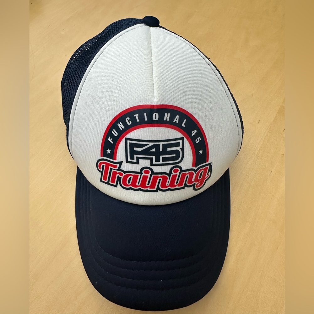 F45 Training Black and White Cap